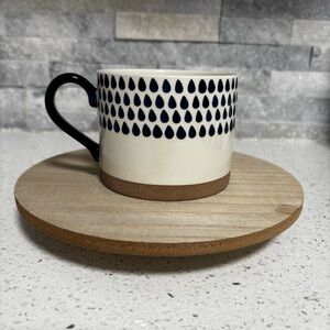 Belle Maison Ceramic Mug Blue Cream Coffee Tea